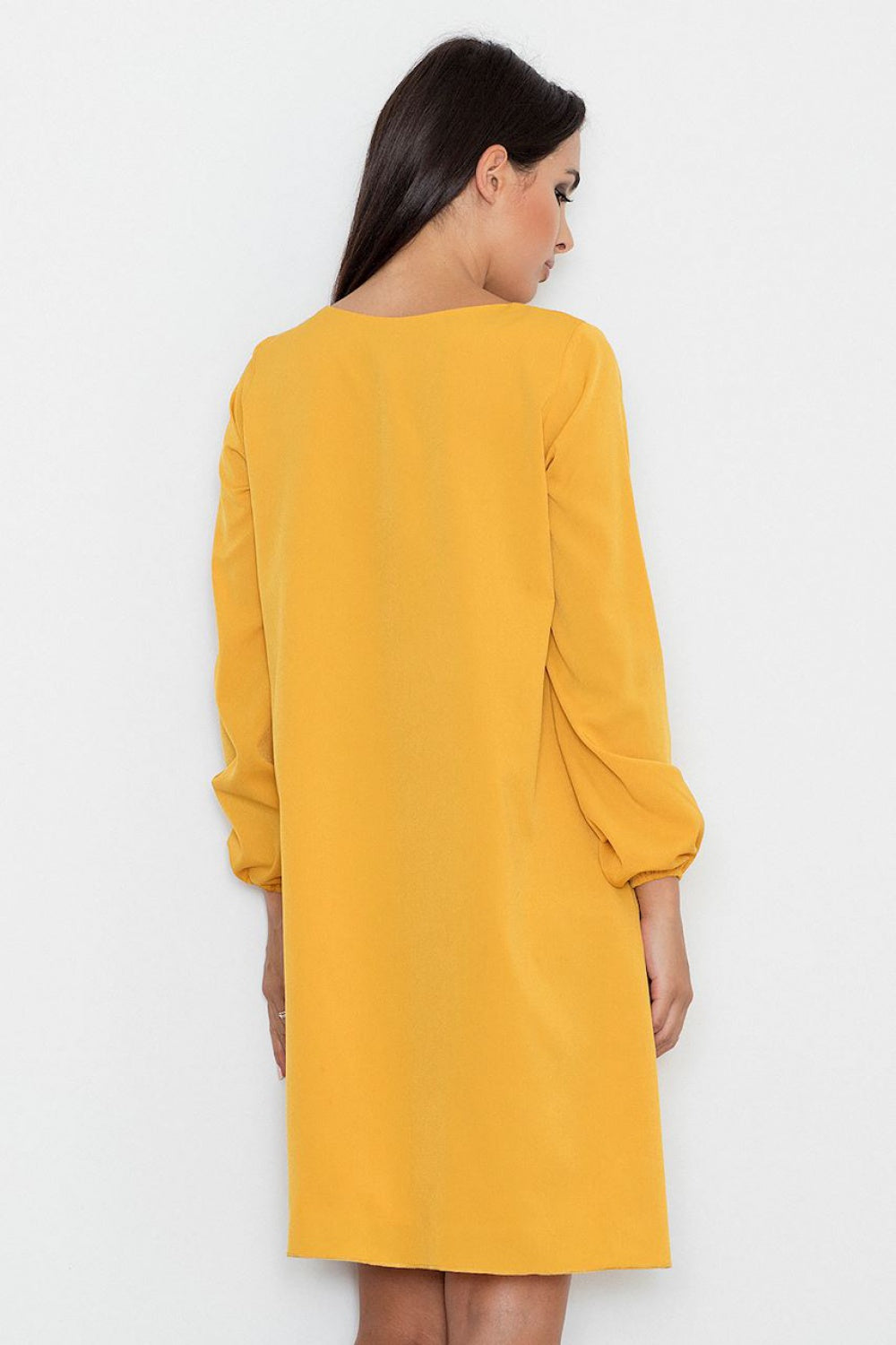 Figl Yellow Loose Fit Dress - view 2