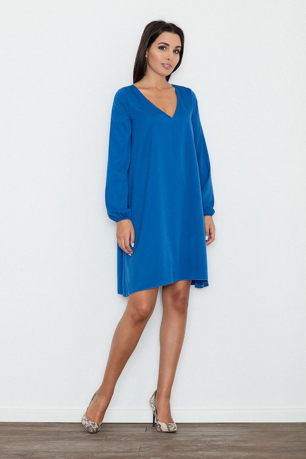 Figl Blue Loose Fit Dress
