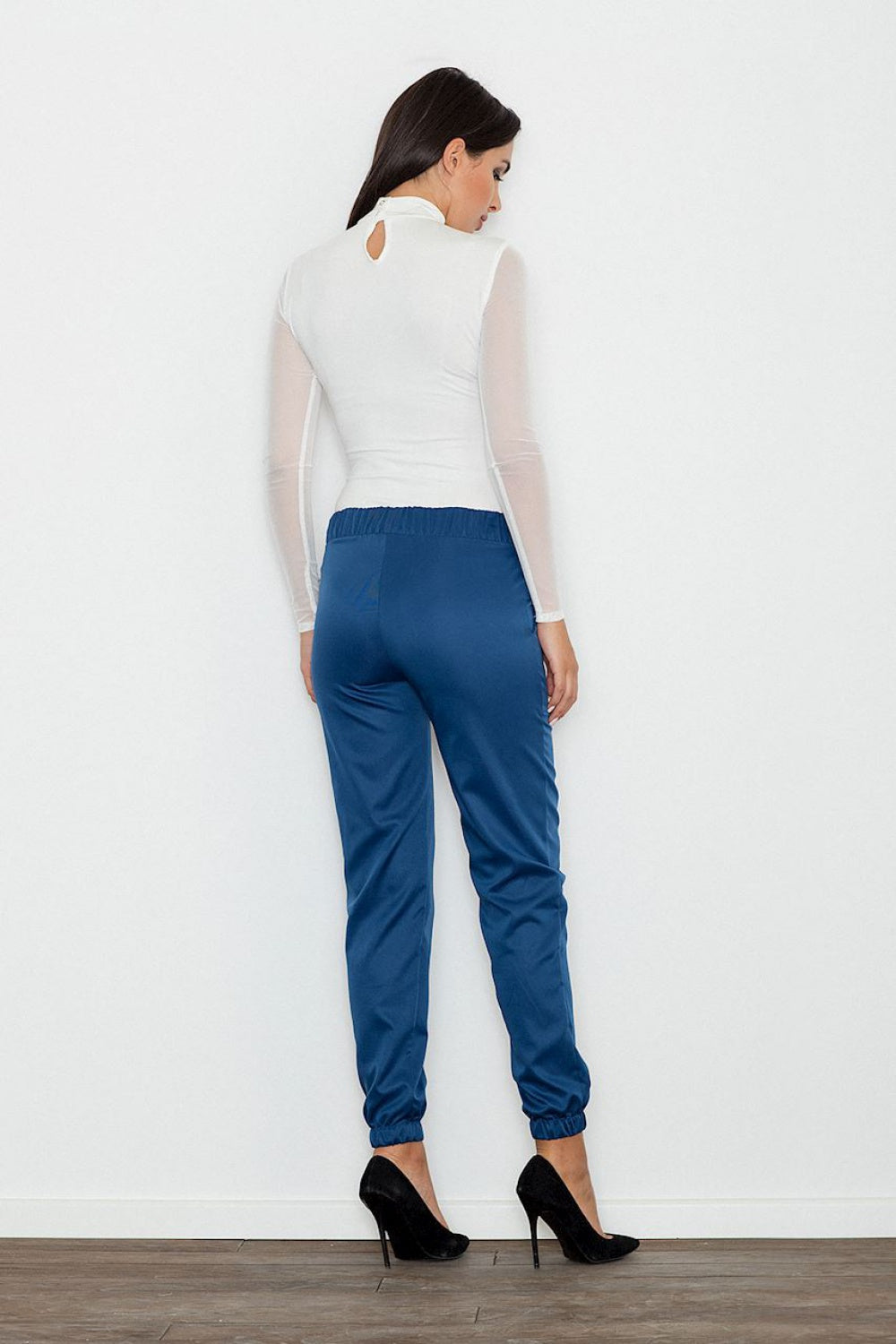 Figl Blue Loose Fit Trousers - view 2