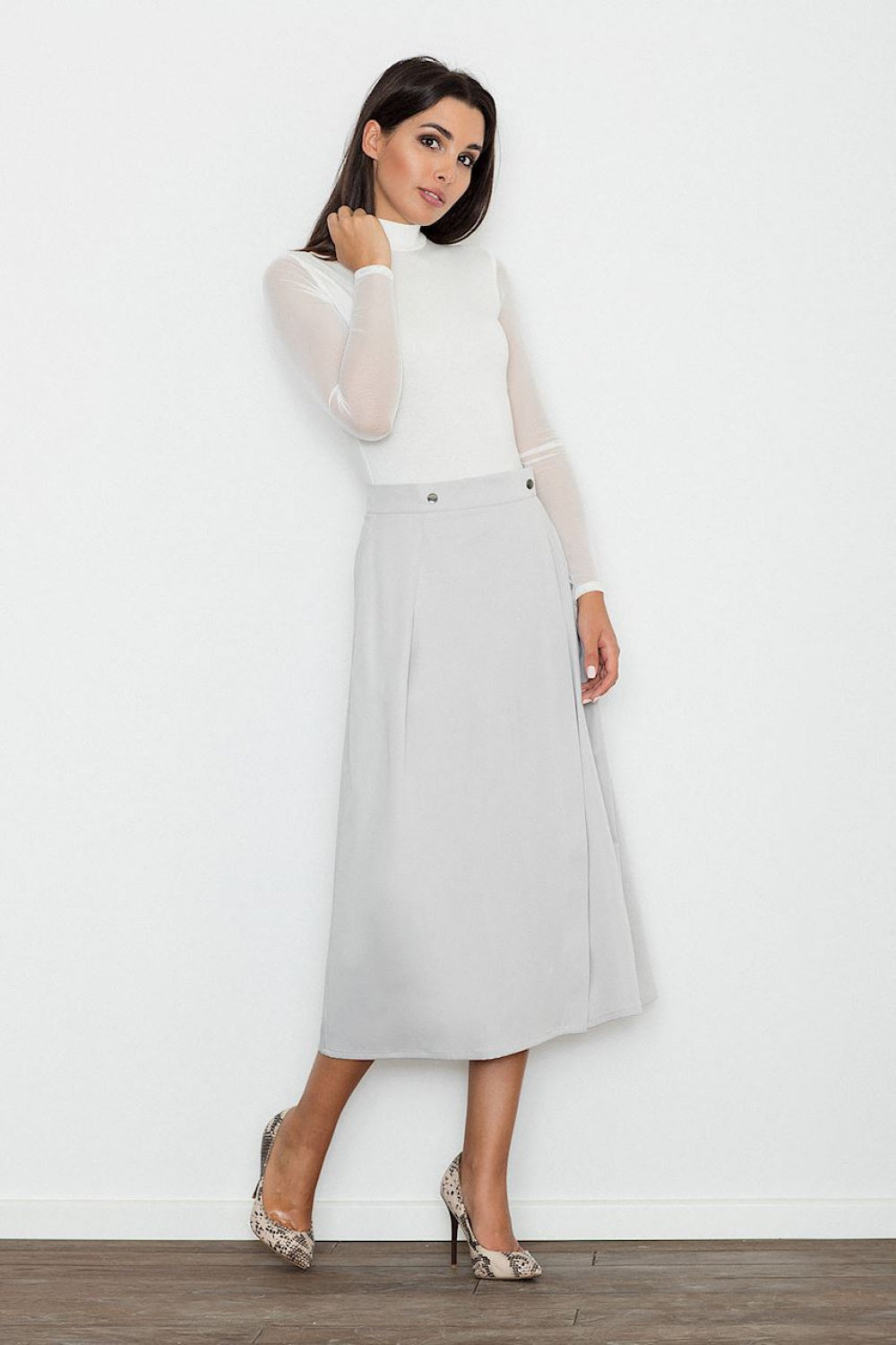 Figl Grey Maxi Skirt