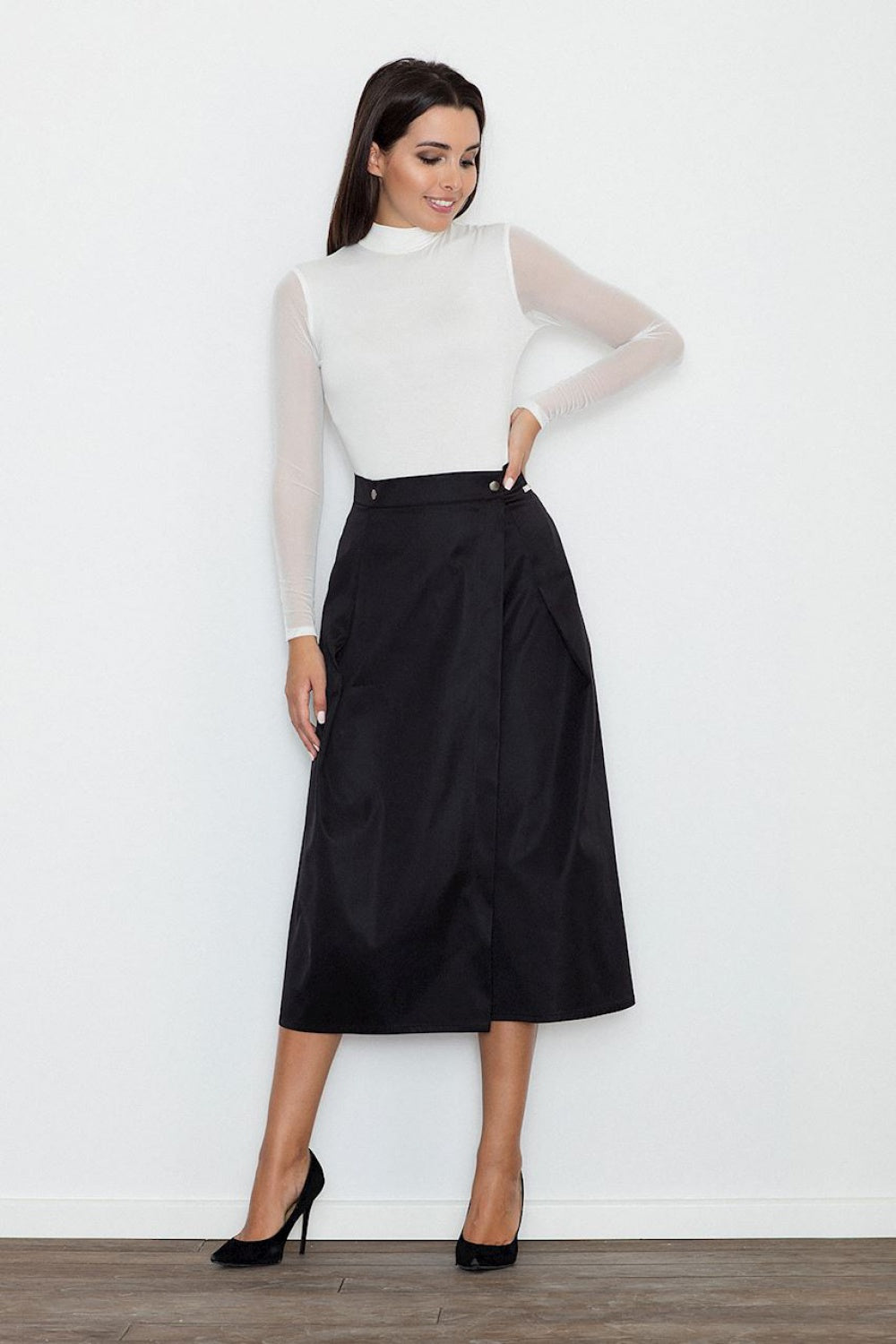 Figl Black Maxi Skirt