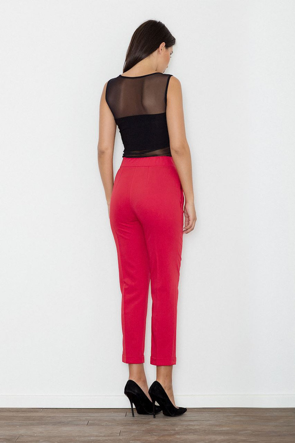 Figl Red Trousers - view 2
