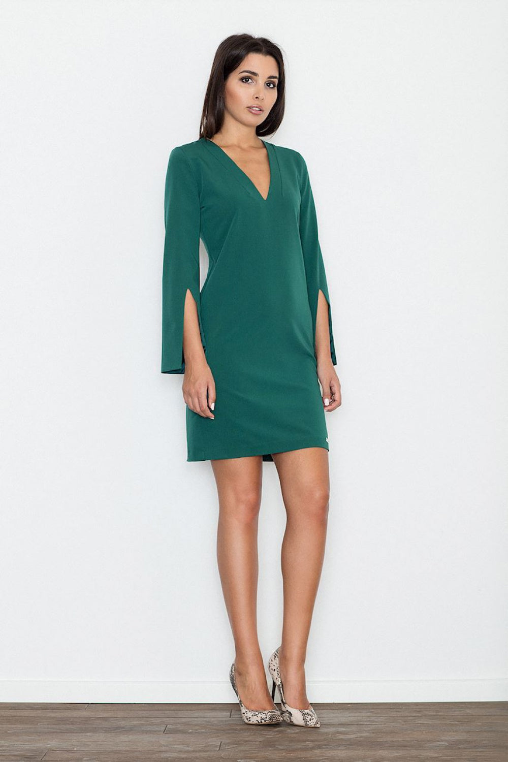 Figl Green Polyester Dress
