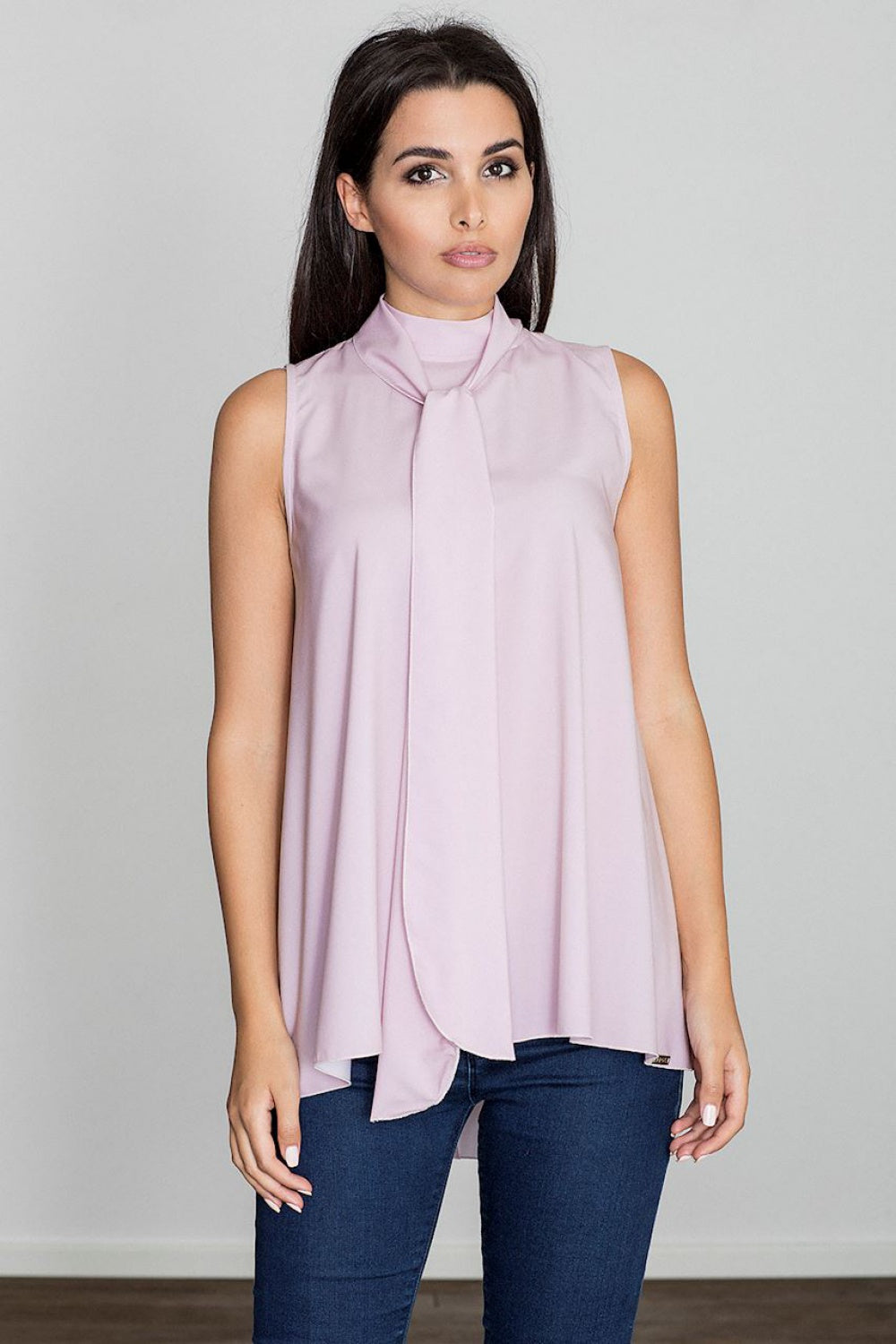 Figl Pink Flared Blouse