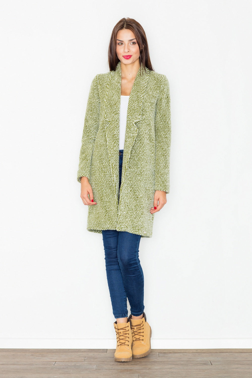 Figl Olive Coat - view 2