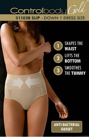 Control Body Black Shaping Briefs - view 3