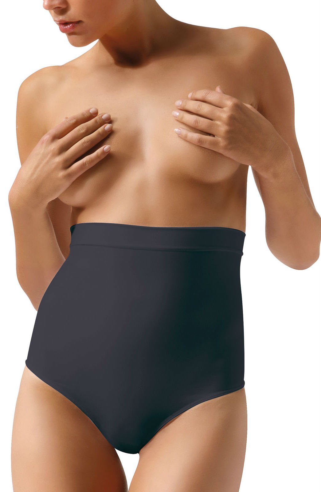 Control Body Black High Waisted Shaping Thong