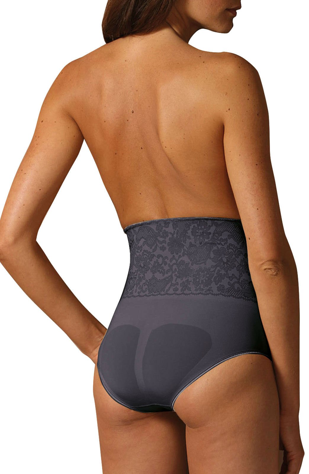 Control Body Screen Black High Waisted Shaping Briefs - view 4
