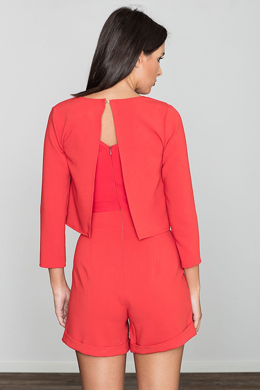 Figl Red Polyester Jumpsuit - view 2
