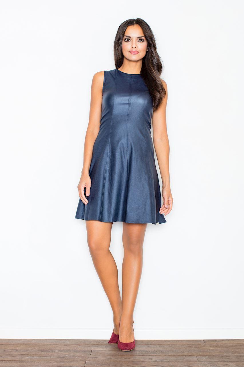 Figl Navy Bodycon Sleeveless Evening Dress