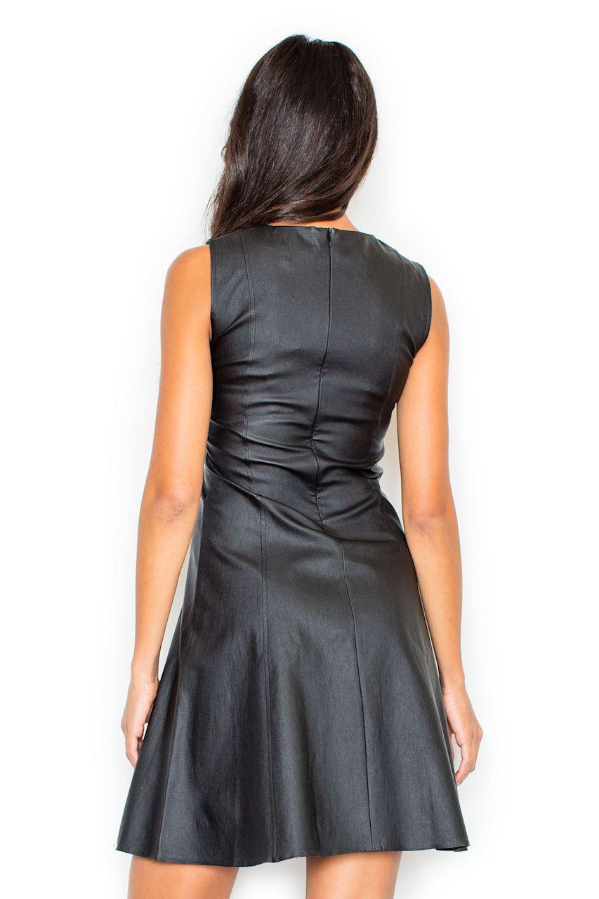 Figl Black Bodycon Sleeveless Evening Dress