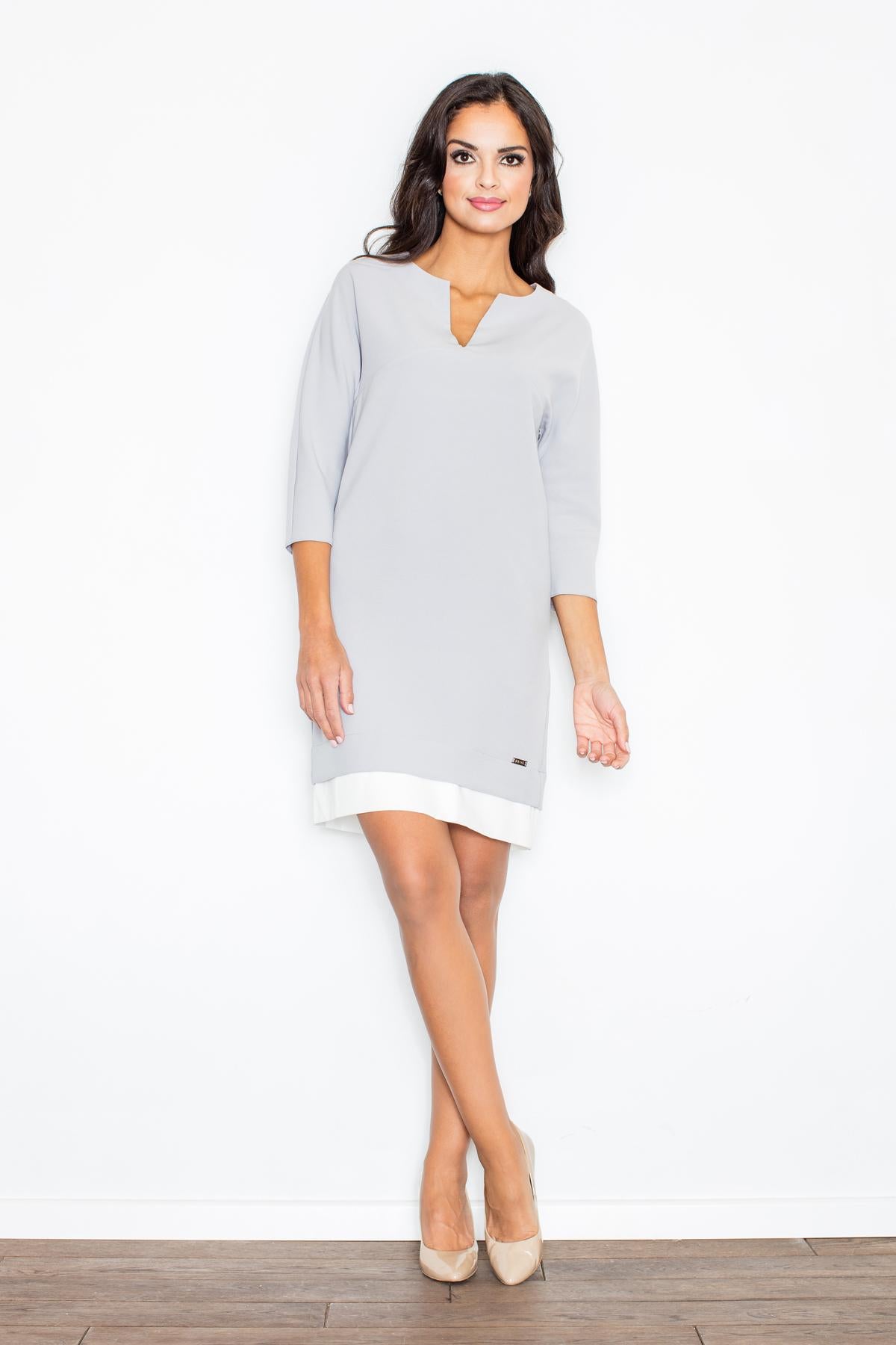 Figl Grey Polyester Dress