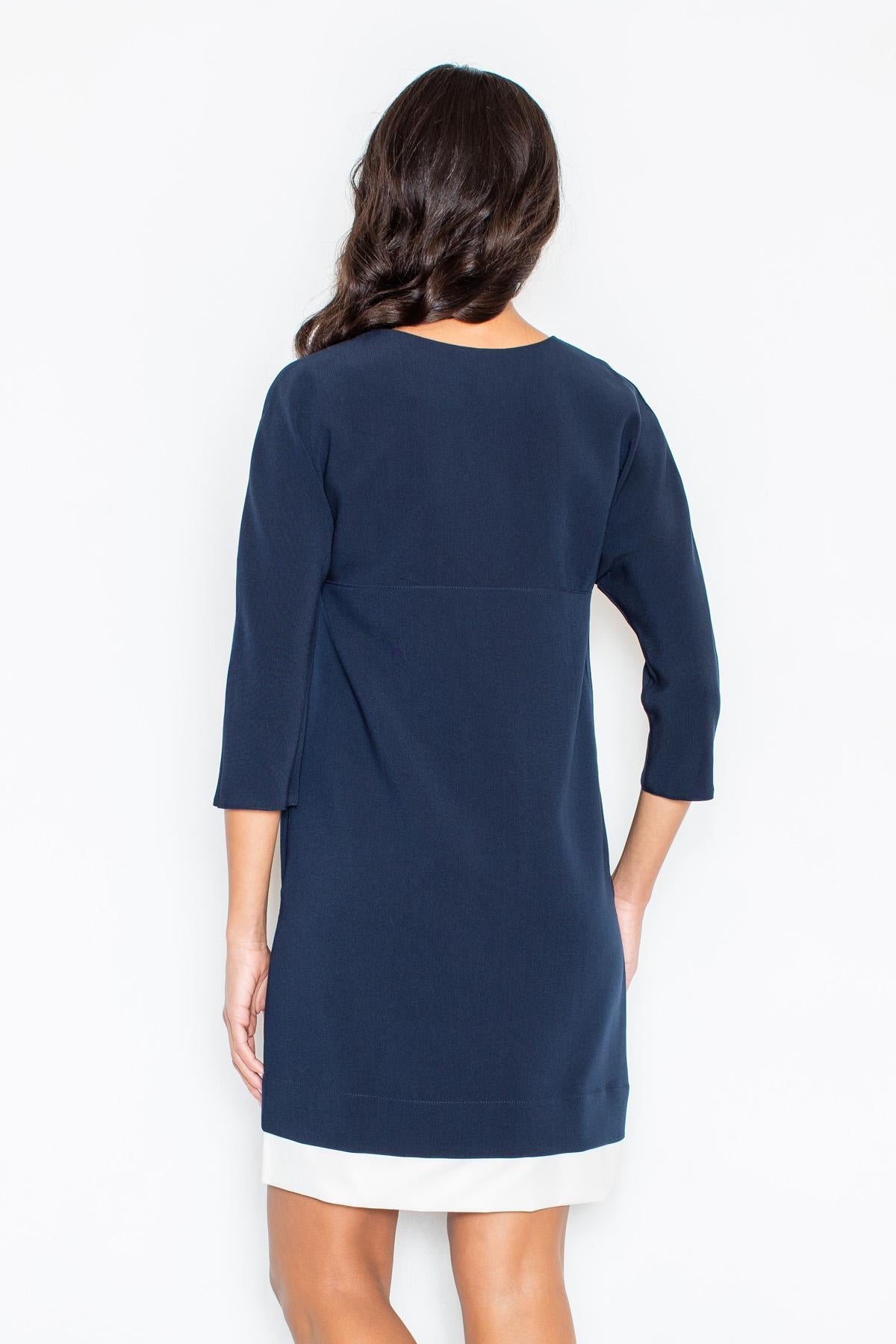 Figl Navy Polyester Dress - view 2