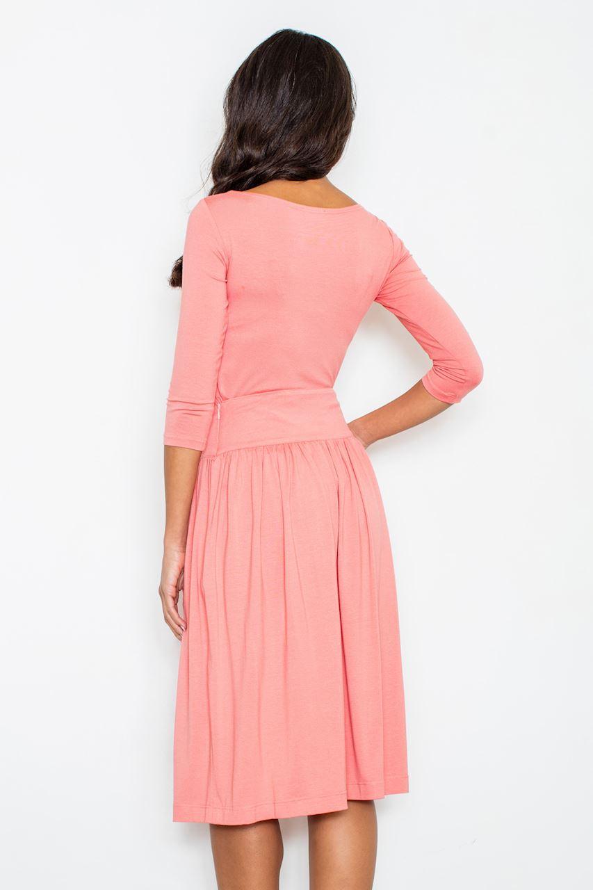 Figl Pink Knitted Bodycon Dress Co-Ord Set - view 2