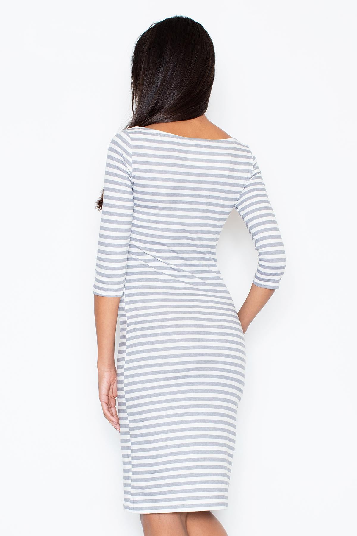 Figl Grey Cotton Dress - view 2