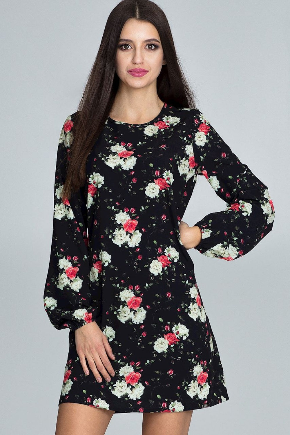 Figl Patterned Floral Dress