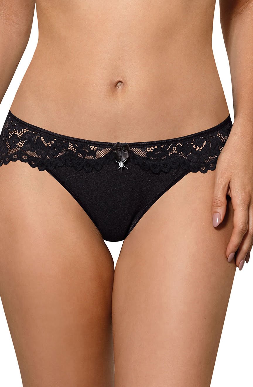 Roza Newia Black Lace Briefs - view 3