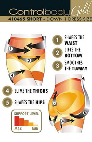 Control Body Black Shaping Shorts - view 5