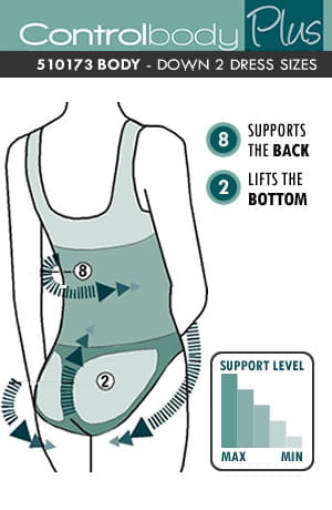 Control Body Black Bodysuit - view 4