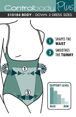 Control Body Black Shaping Body - view 3