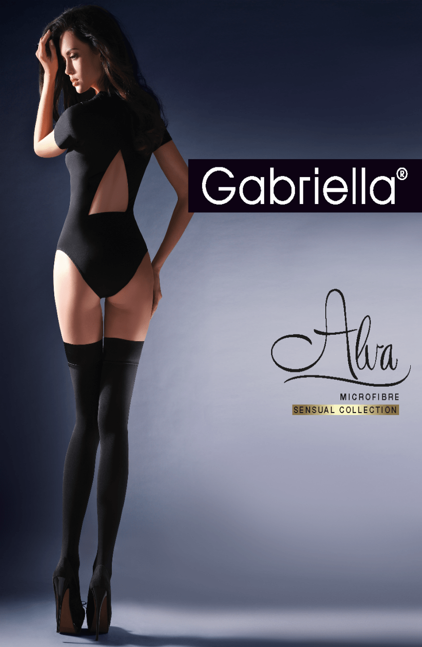 Gabriella Alva Black Hold Ups - view 3