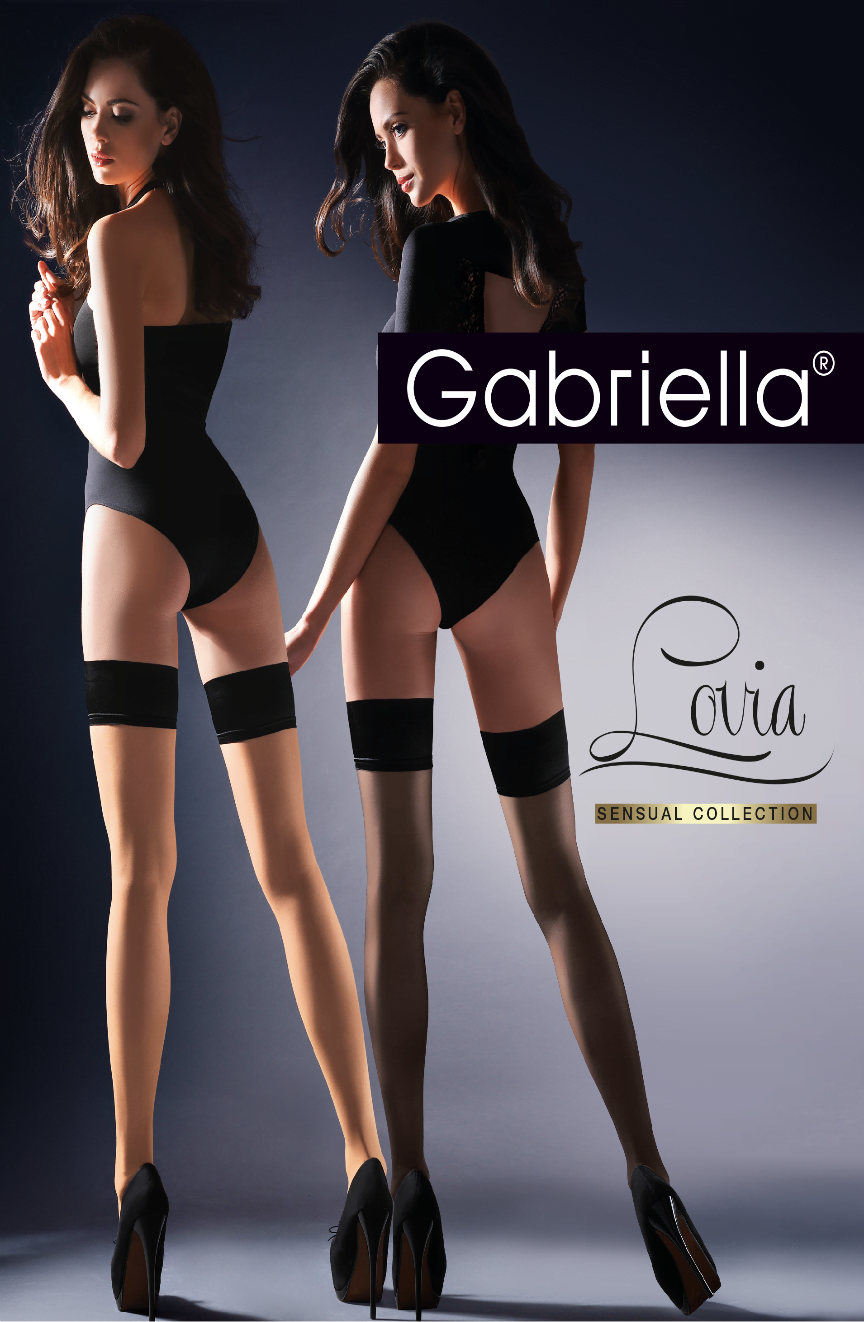 Gabriella Lovia Beige Hold Ups