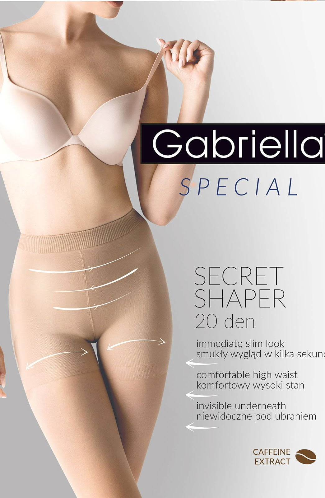 Gabriella Secret Shaper Black Cotton Tights - view 2