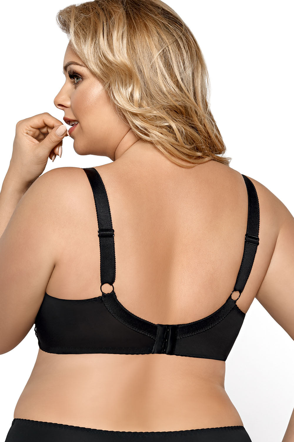 Gorsenia Lingerie Black Lace Soft Bra - view 3