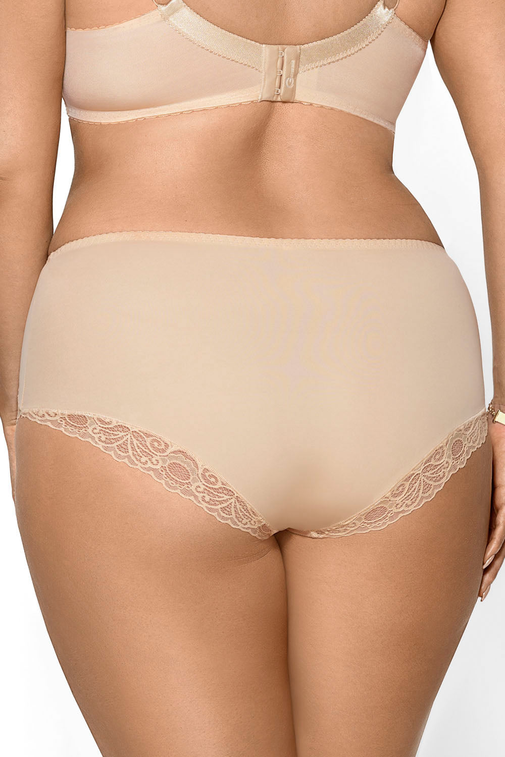 Gorsenia Lingerie Beige Polyamide Lace Knickers - view 3