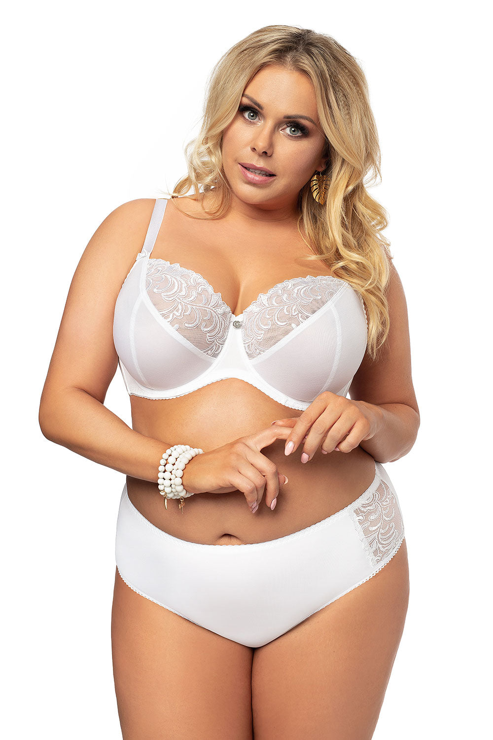 Gorsenia Lingerie White Mesh Knickers - view 2