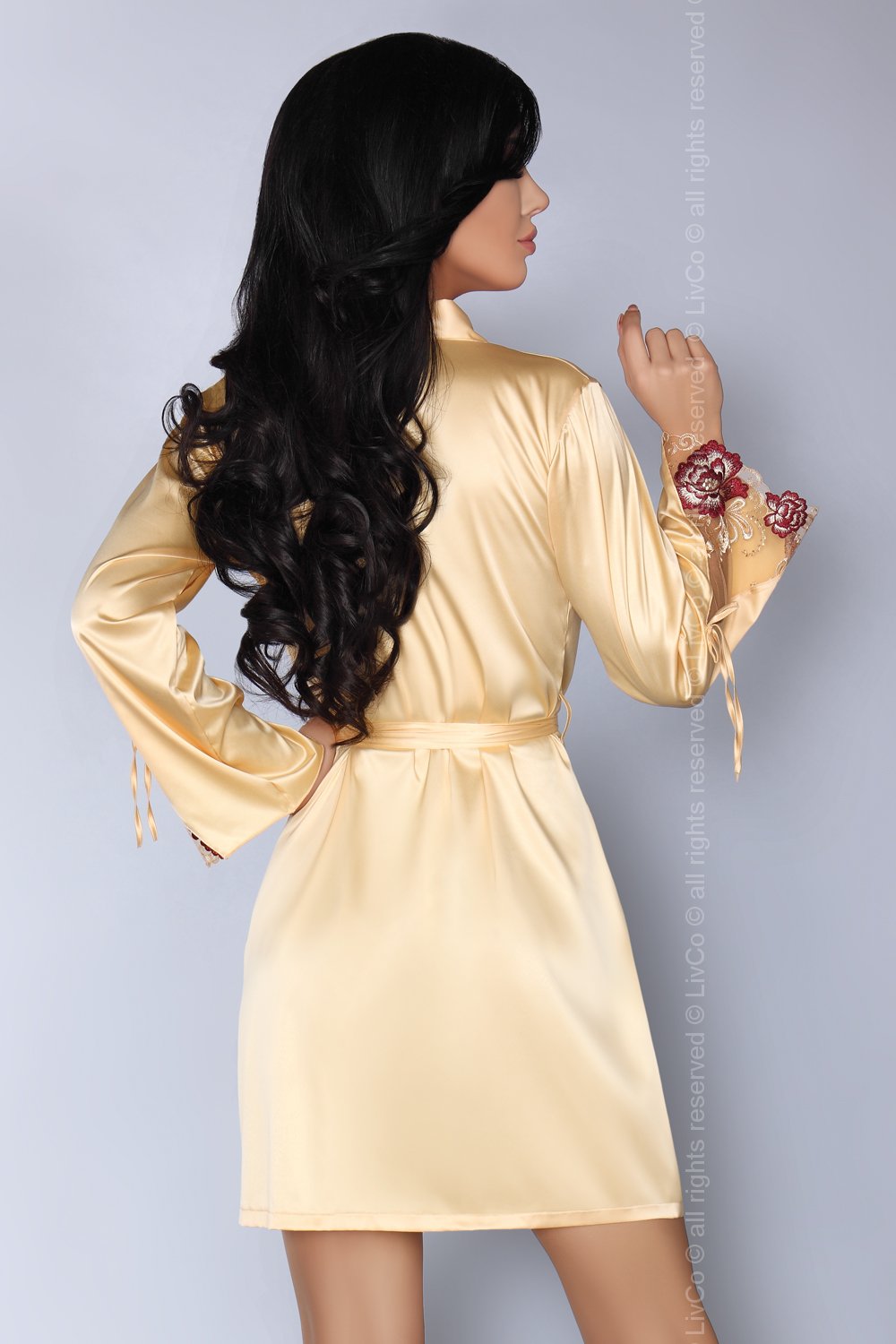 Livia Corsetti Fashion Parllie Gold Dressing Gown - view 3