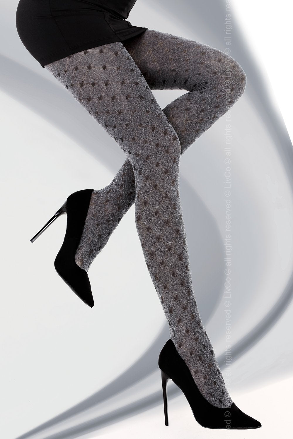 Livia Corsetti Fashion Maurene Grey Tights