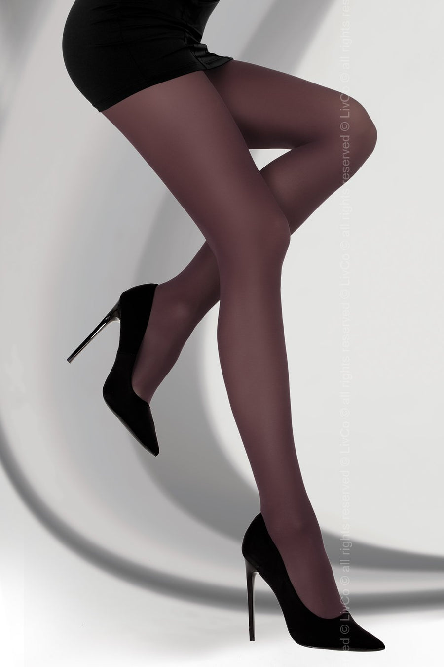 Livia Corsetti Fashion Marcela Burgundy Tights
