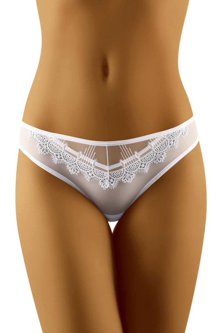 Wolbar Izis White Satin Knickers