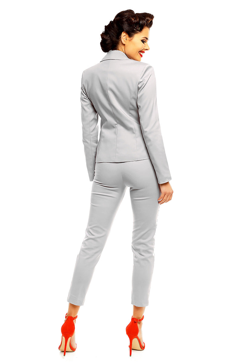 Cabba Grey Cotton Jacket - view 3