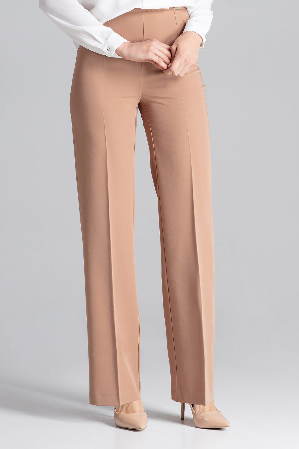 Figl Brown Wide Leg Trousers