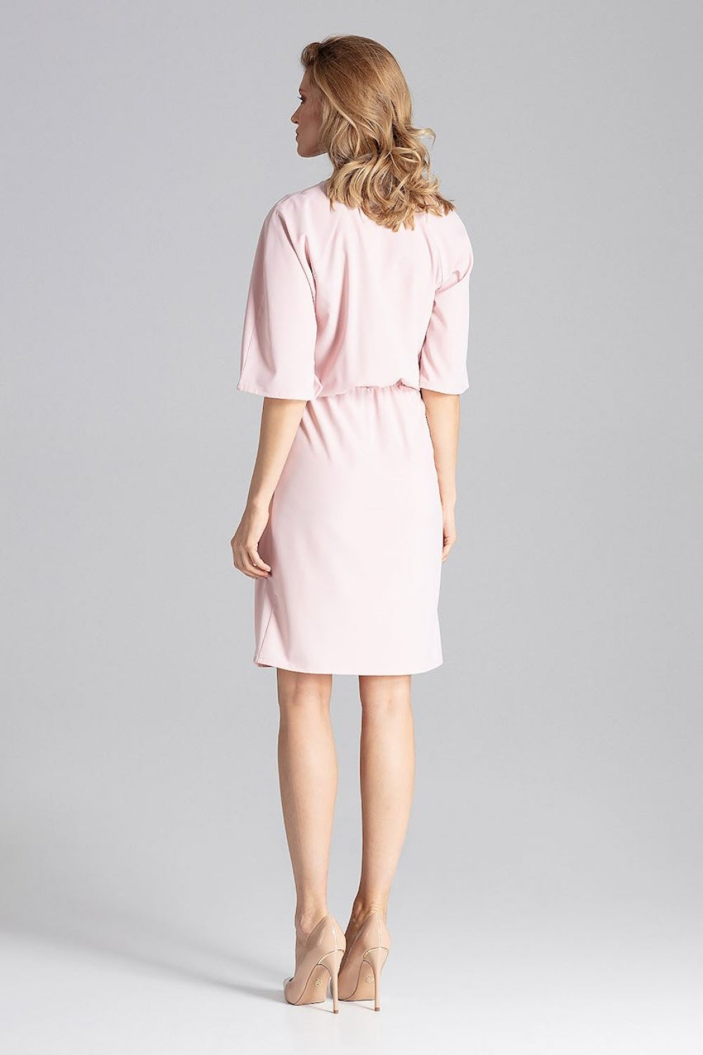 Figl Pink Round Neck Dress - view 3