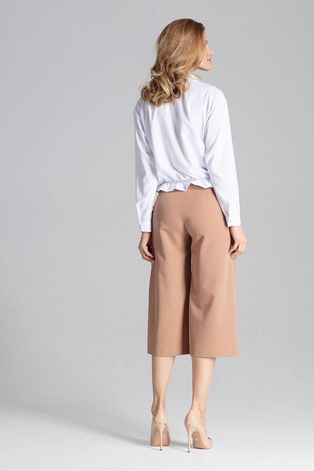 Figl Brown Polyester Trousers - view 4