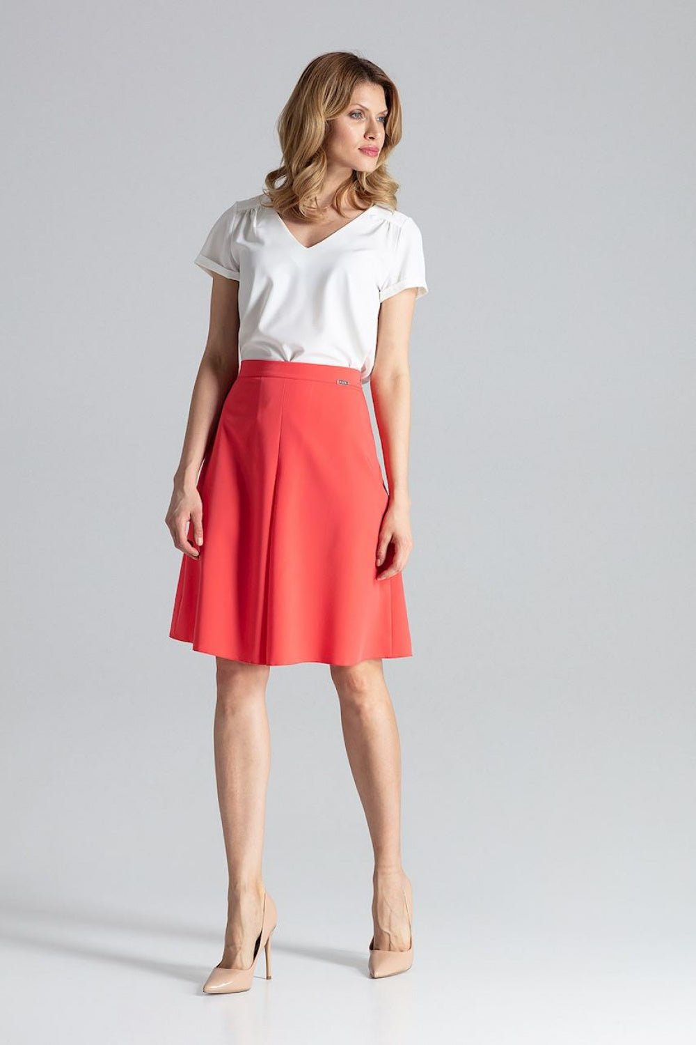 Figl Coral A-Line Midi Skirt - view 2