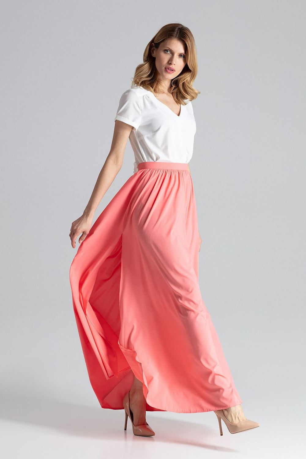 Figl Coral Maxi Skirt - view 2