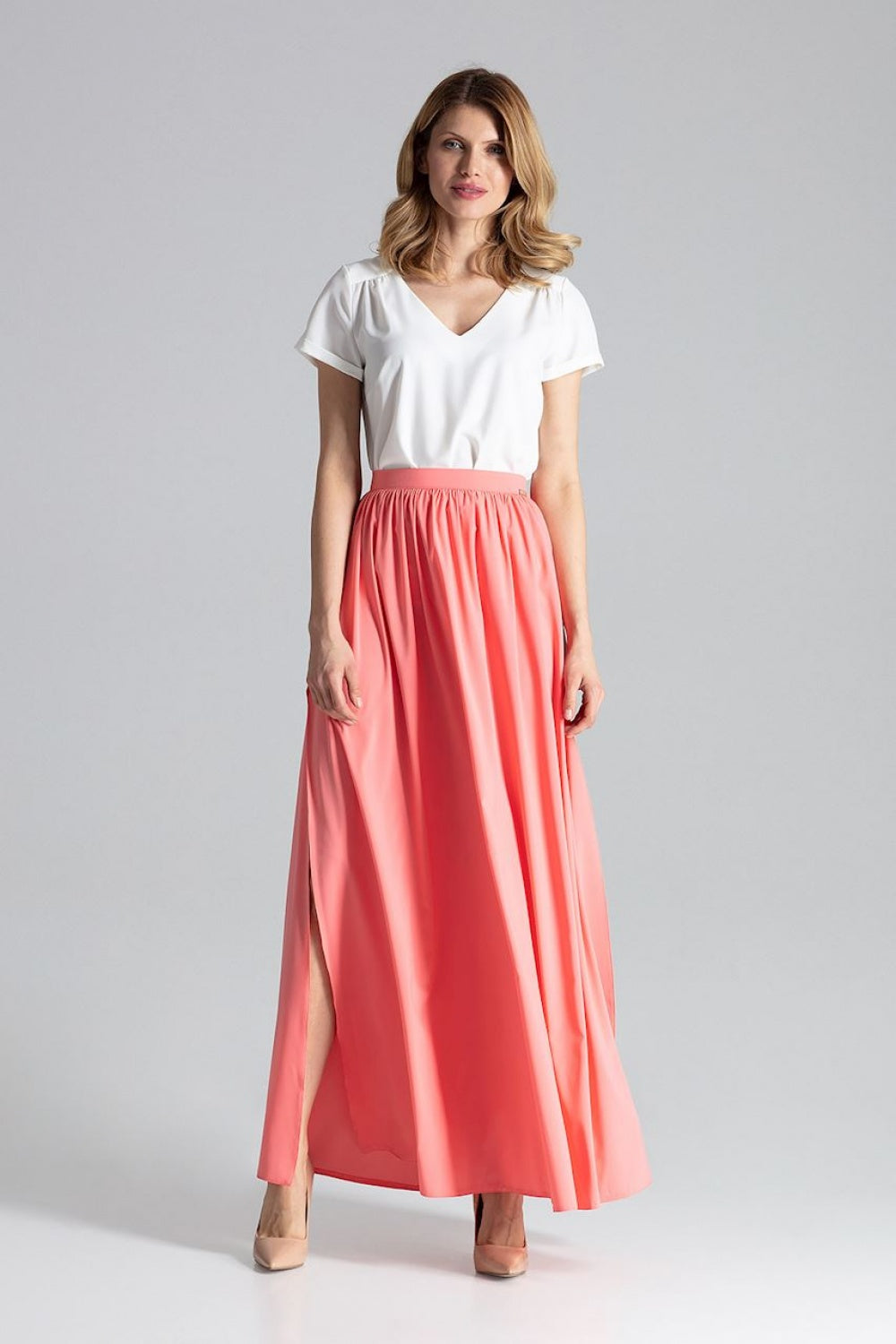 Figl Coral Maxi Skirt - view 4