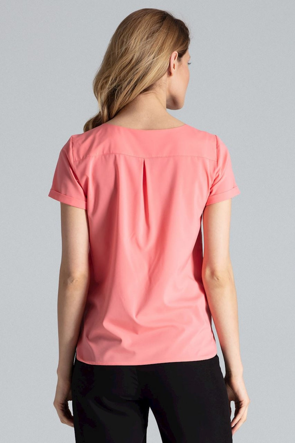 Figl Coral Pleated Blouse - view 3