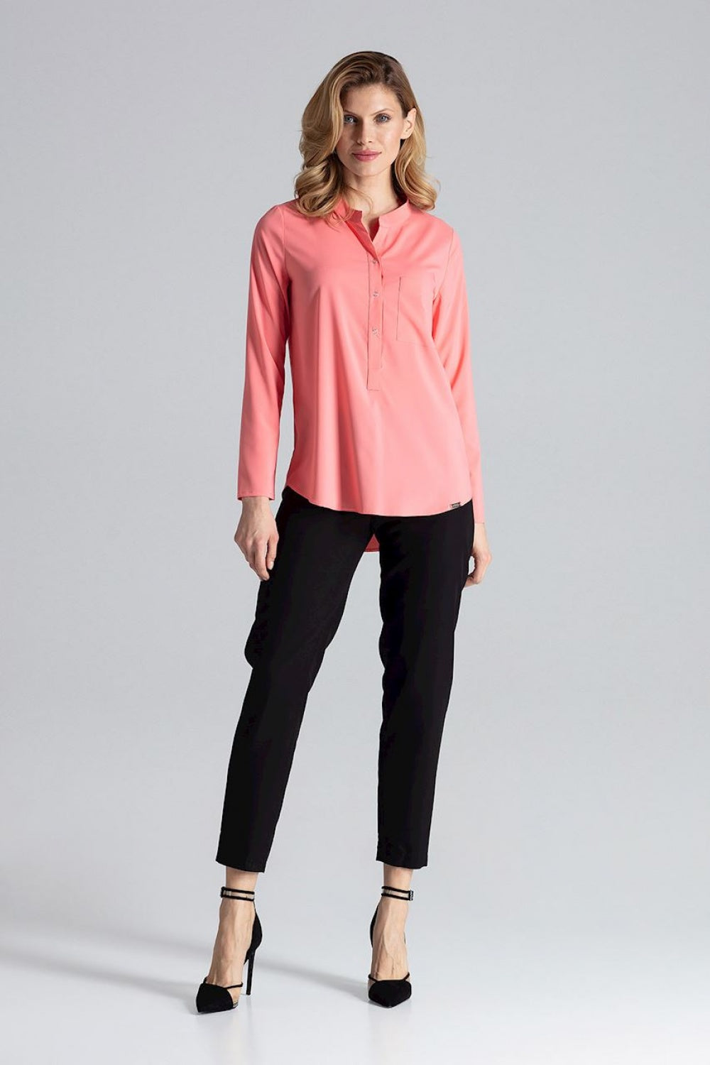 Figl Coral Long Sleeve Blouse - view 4