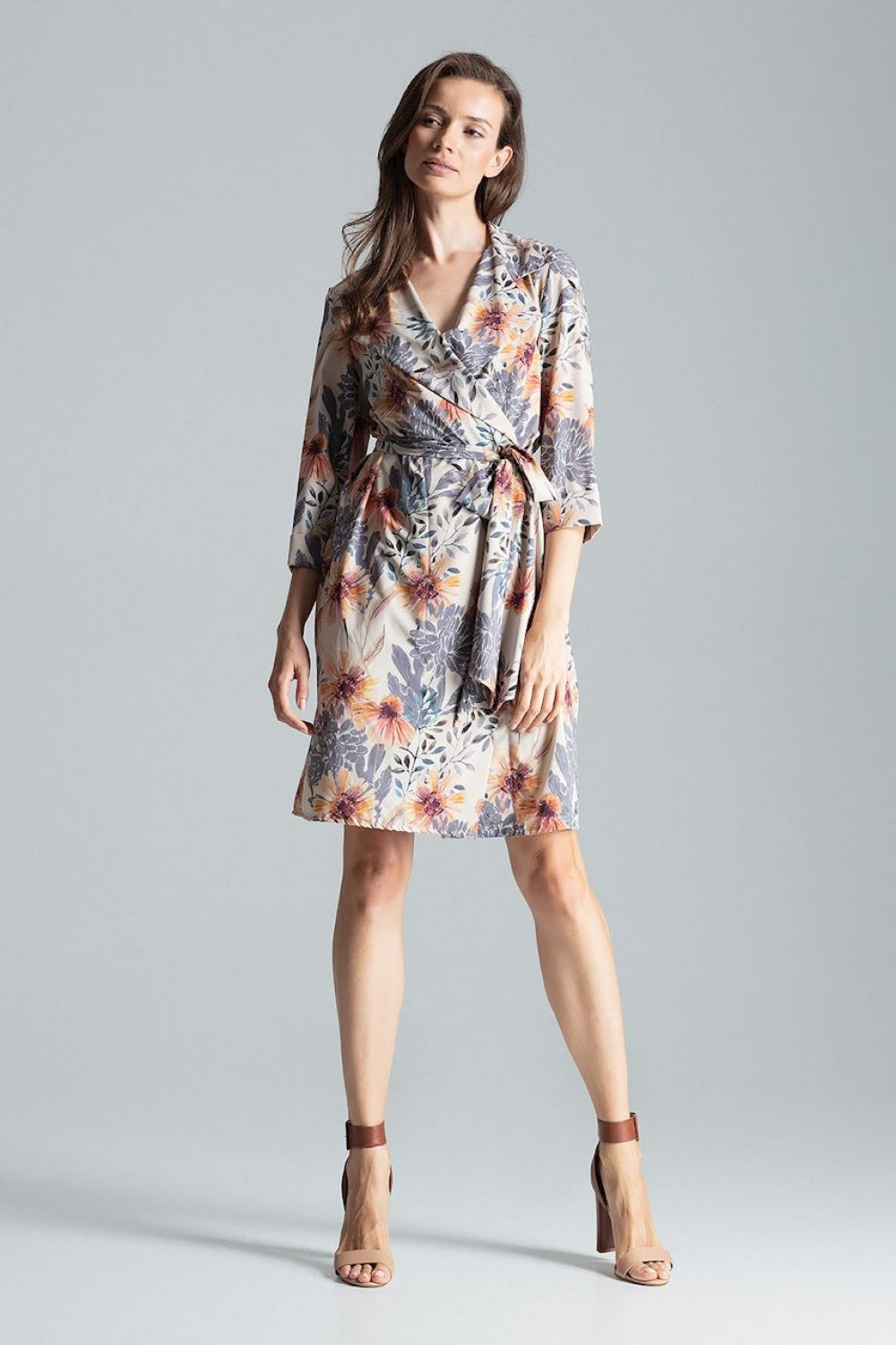 Figl Patterned Loose Fit Dress