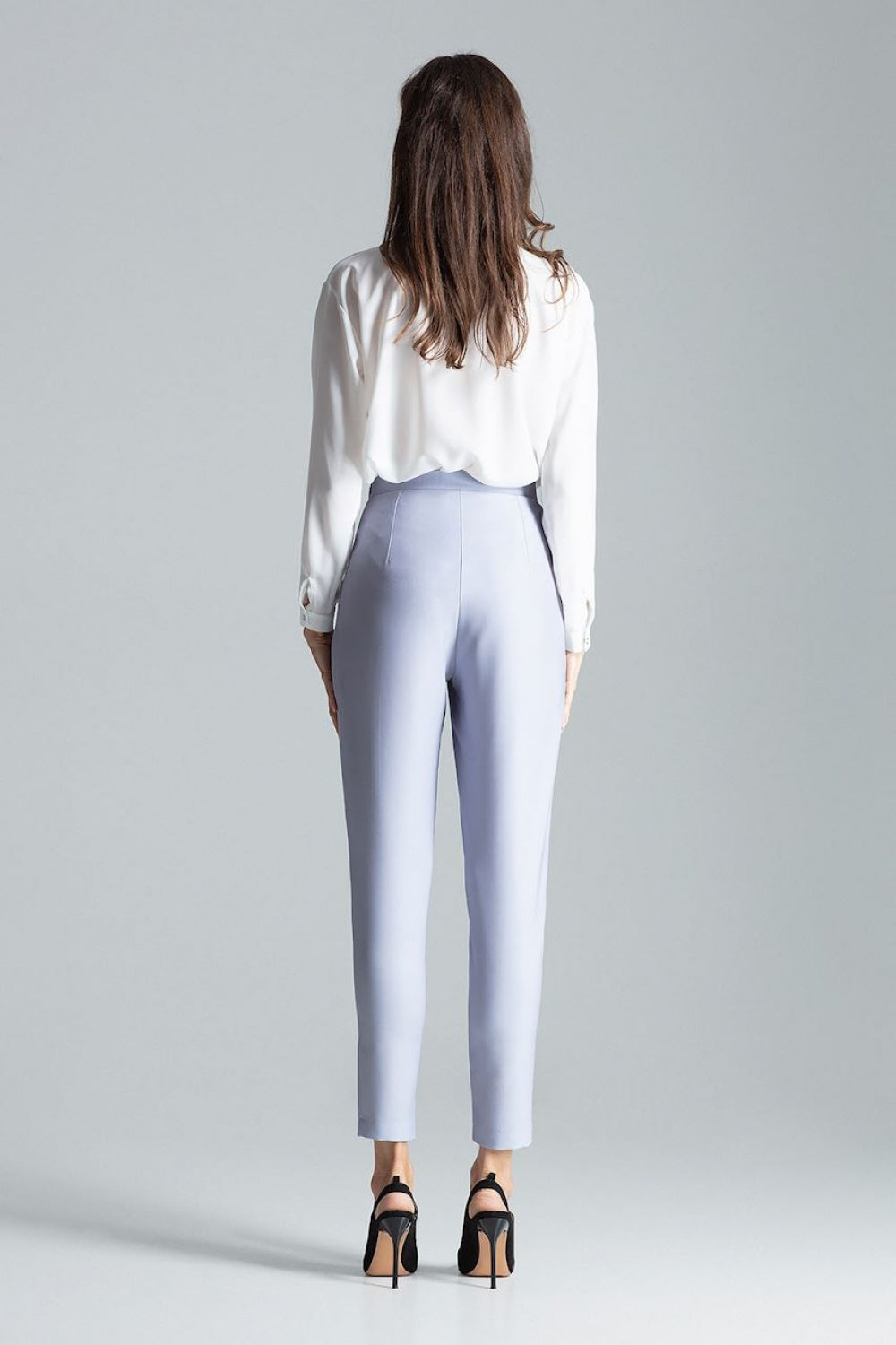 Figl Grey Pleated Trousers - view 2