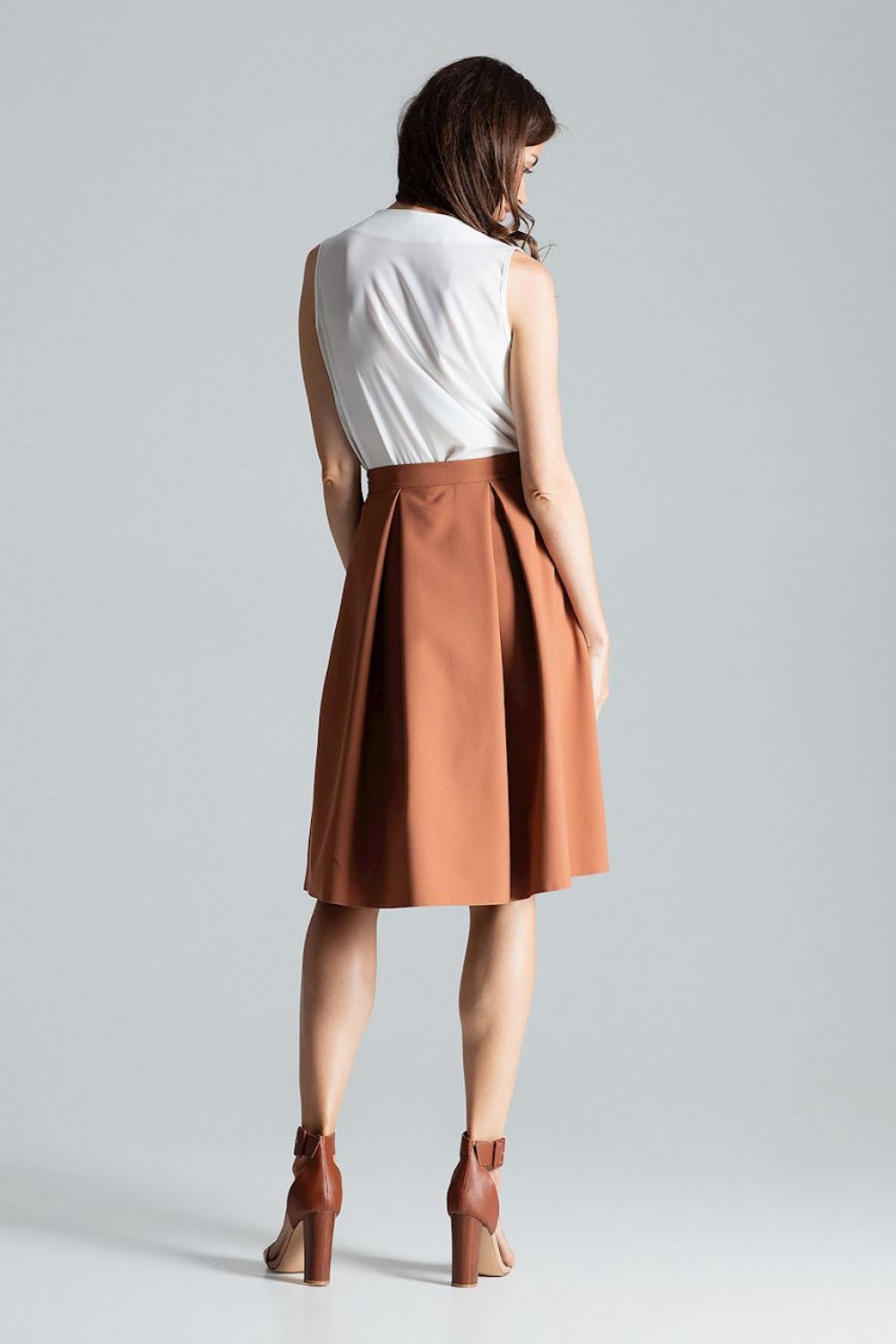 Figl Brown Midi Skirt - view 3
