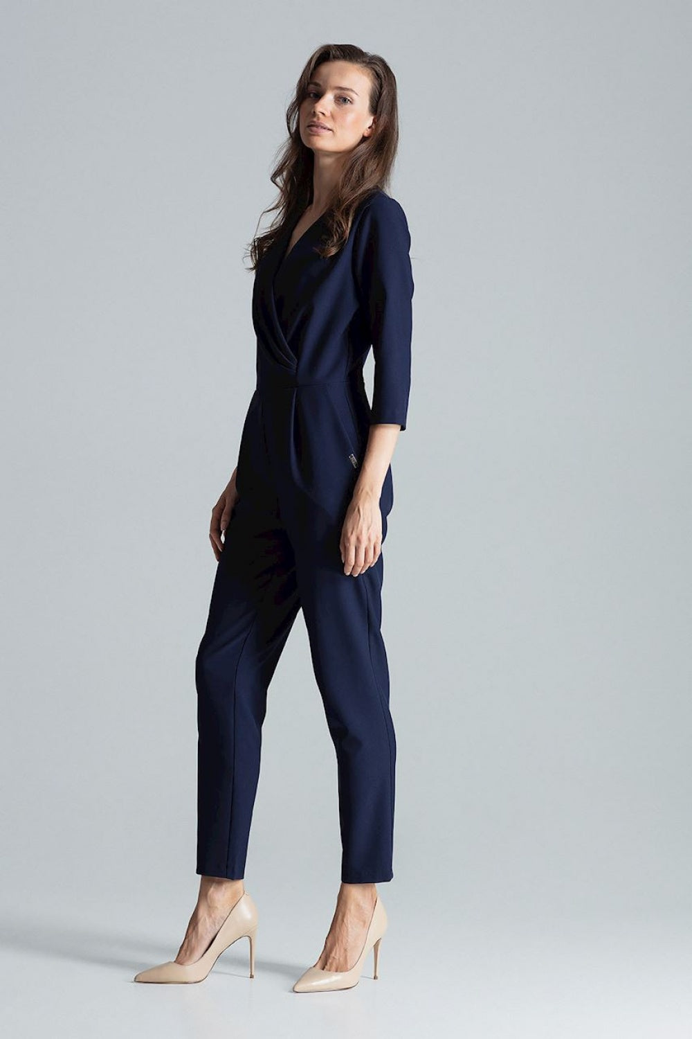 Figl Navy Wrap Jumpsuit - view 4