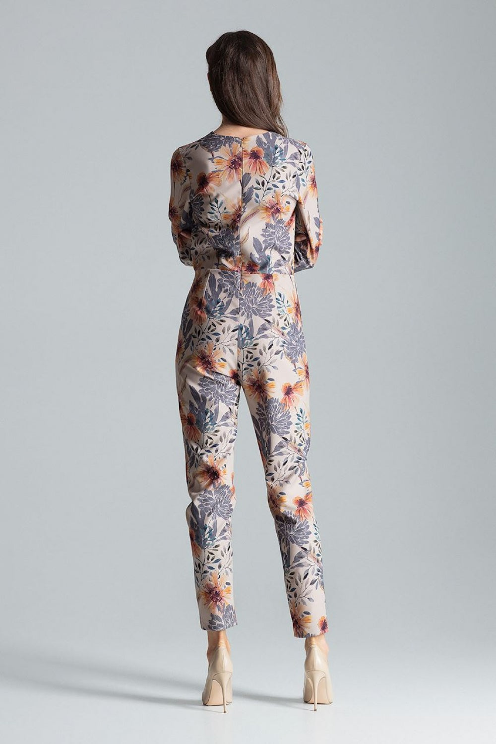 Figl Patterned Wrap Jumpsuit - view 2