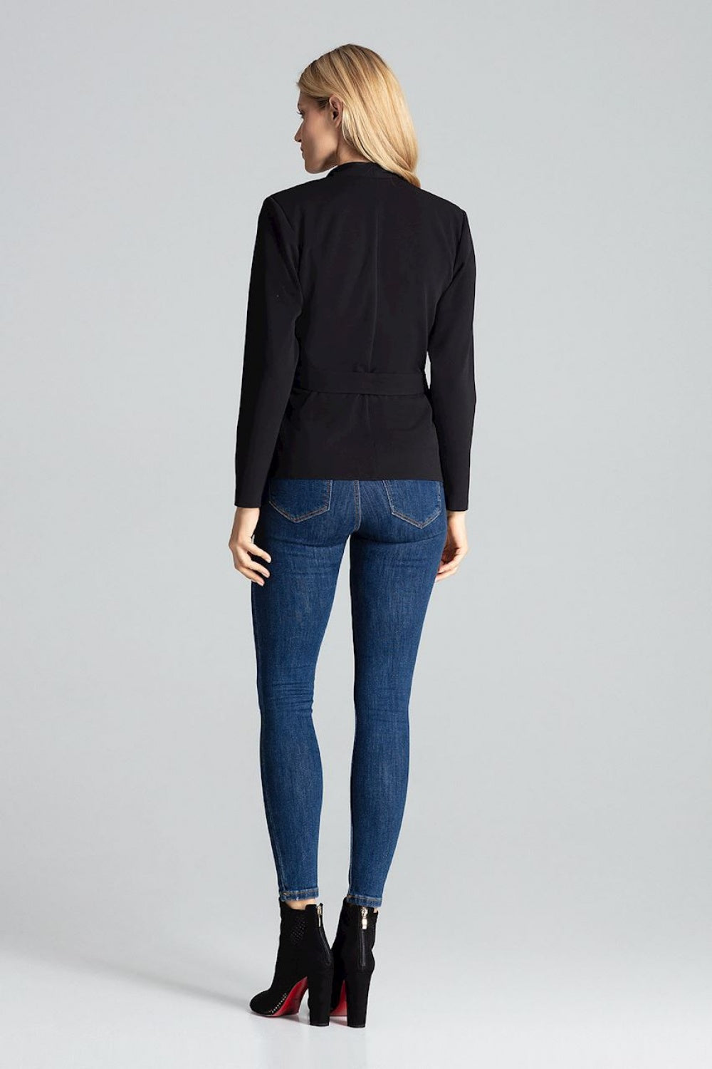 Figl Black Loose Fit Long Sleeve Blouse - view 3