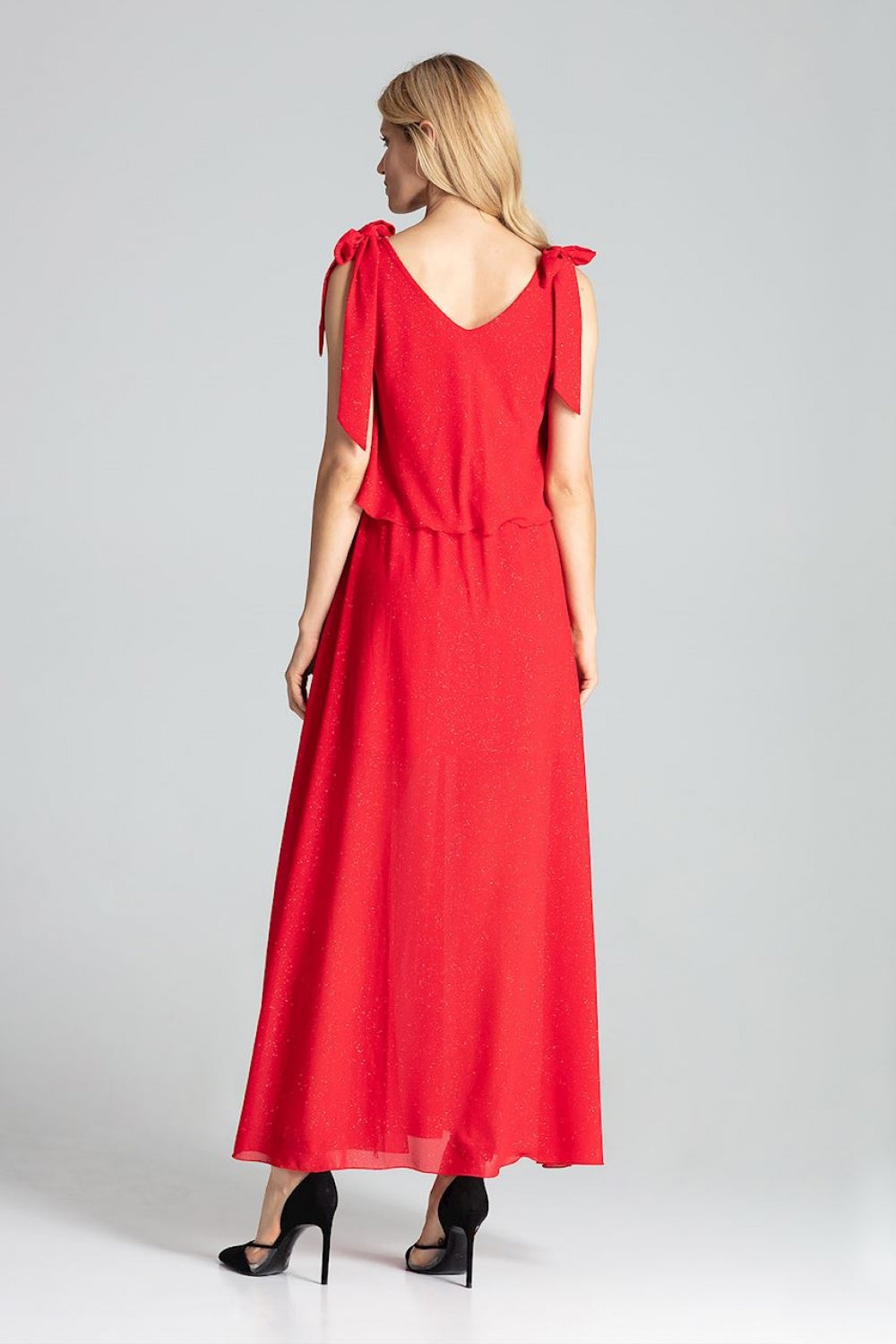 Figl Red Bodycon Sleeveless Cocktail Dress - view 3